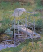 The White Bridge John Henry Twachtman